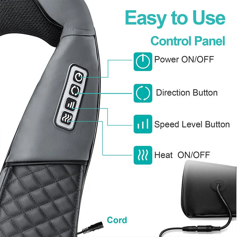 Relaxing Neck & Back Massage Pillow™