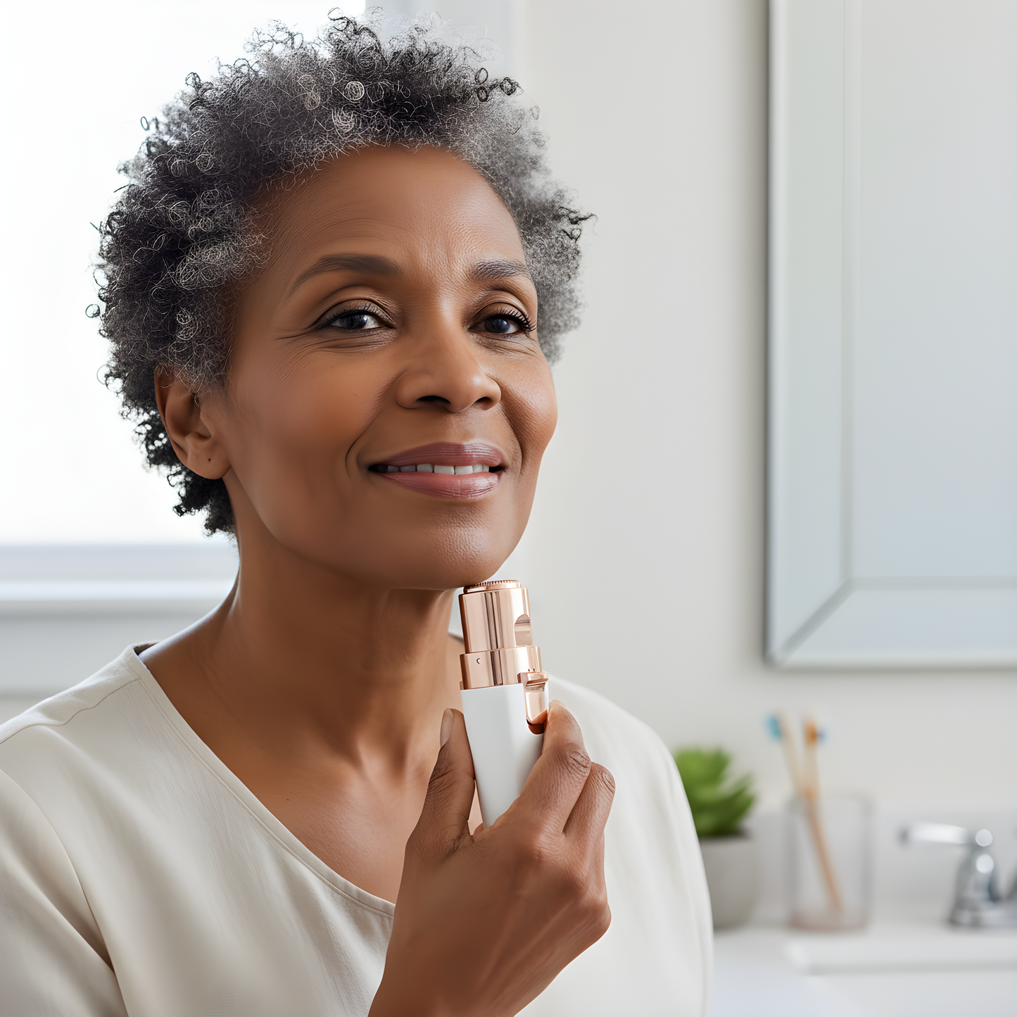 GlowTrim™ 2-in-1 Facial Hair Remover