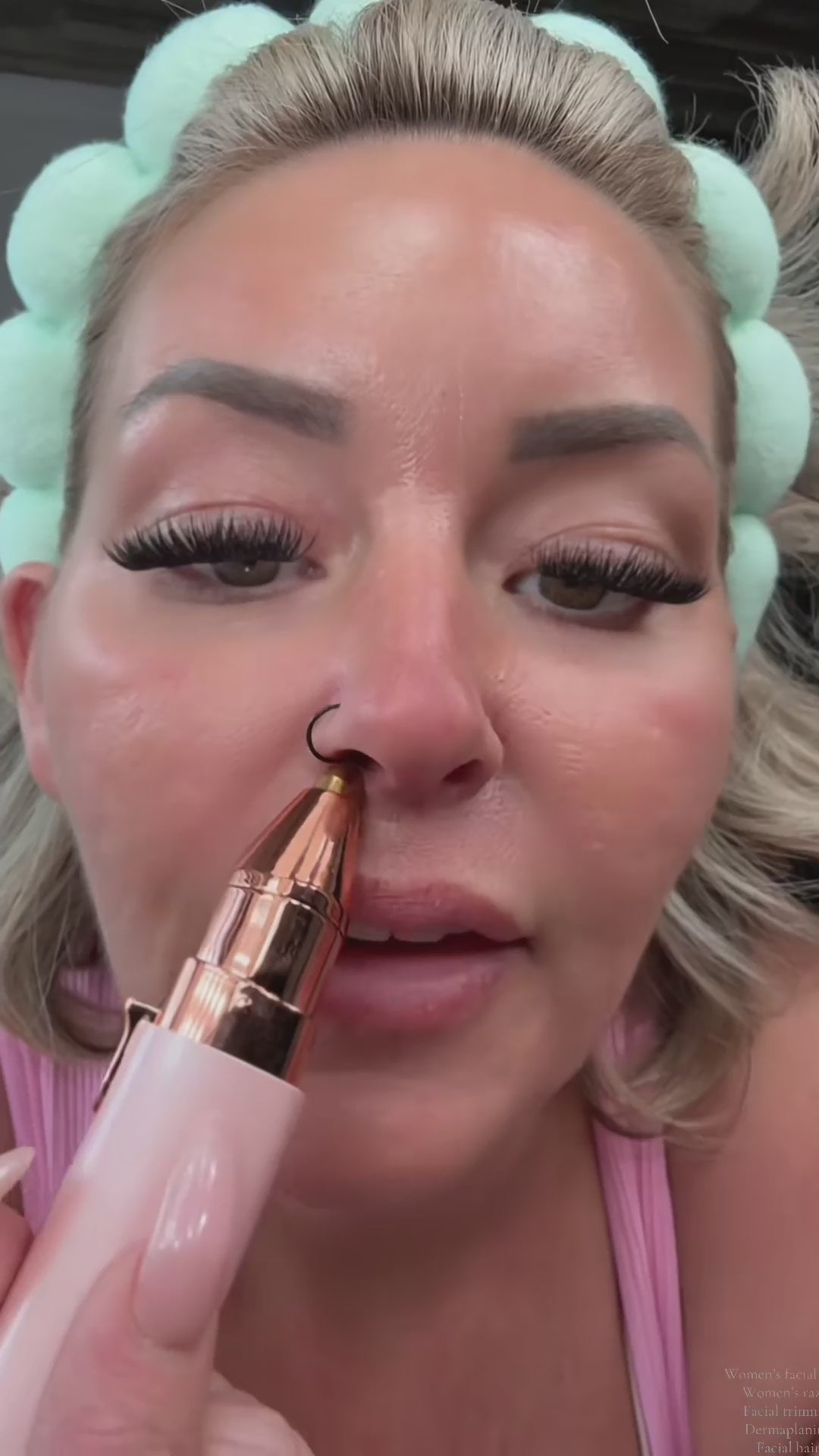 GlowTrim™ 2-in-1 Facial Hair Remover video